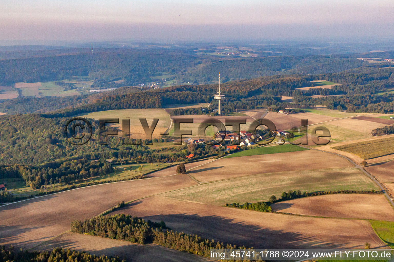 Bamberg TV Tower in the district Kälberberg in Buttenheim in the state Bavaria, Germany