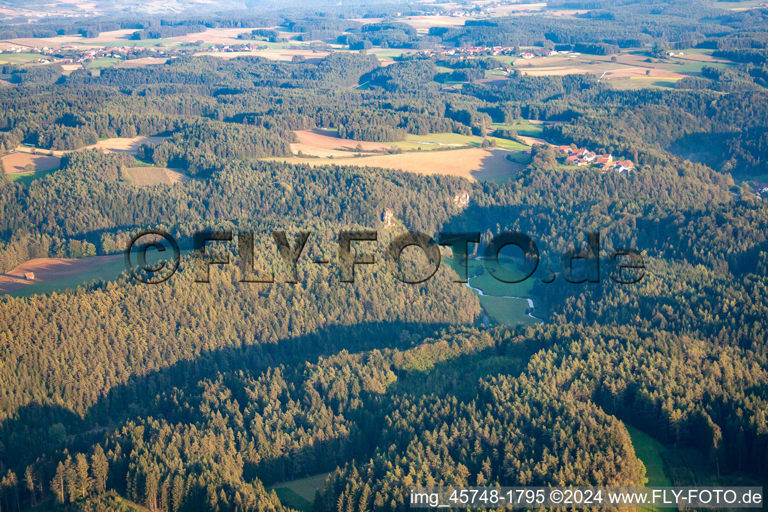 Aufseßtal in Aufseß in the state Bavaria, Germany