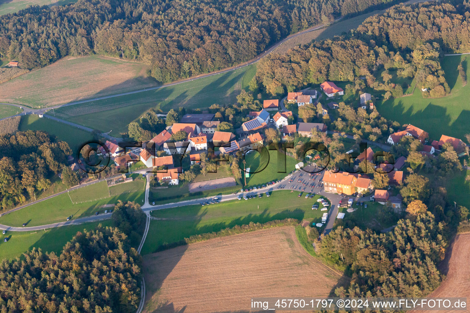 District Heckenhof in Aufseß in the state Bavaria, Germany