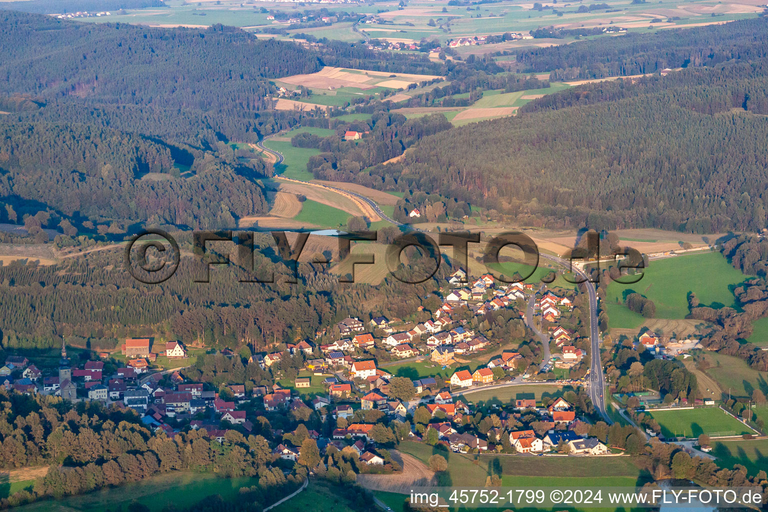 District Obernsees in Mistelgau in the state Bavaria, Germany