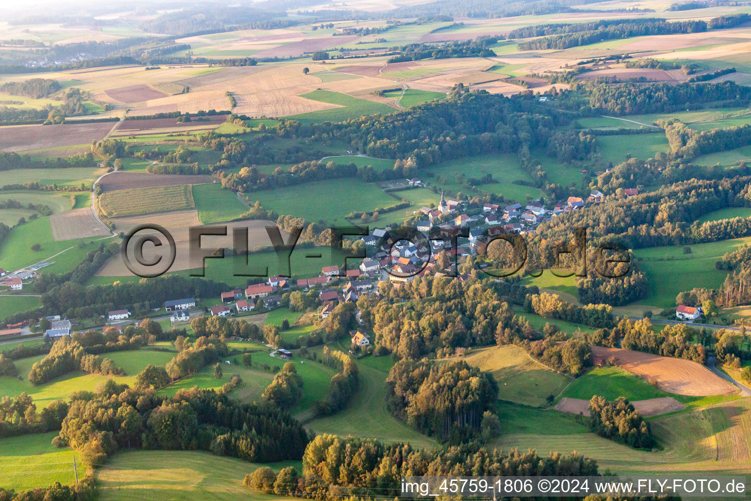 District Busbach in Eckersdorf in the state Bavaria, Germany