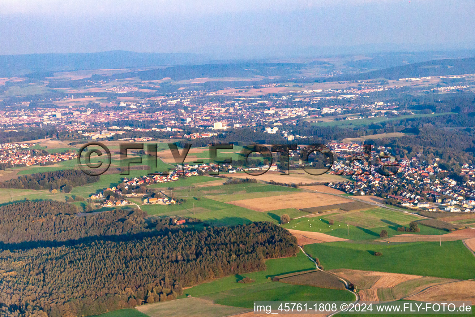 District Forst in Eckersdorf in the state Bavaria, Germany