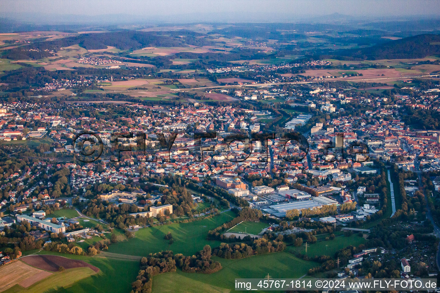 North Ring in the district Wendelhöfen in Bayreuth in the state Bavaria, Germany