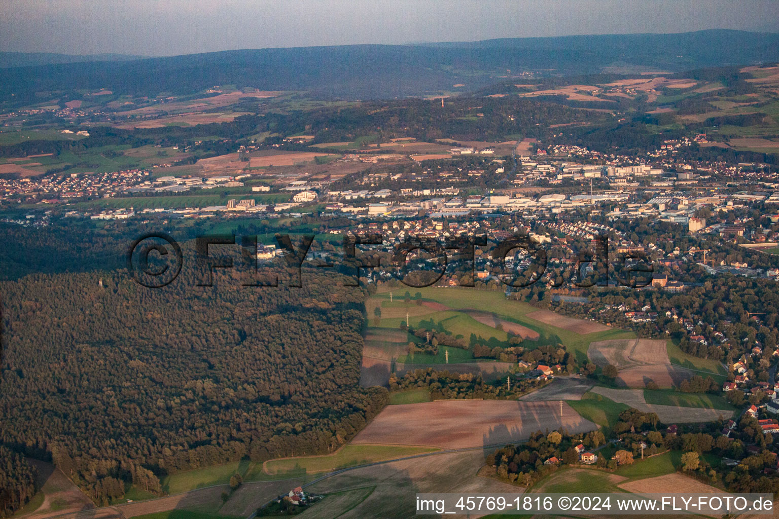 Weiherhaus Industrial Area in Bayreuth in the state Bavaria, Germany