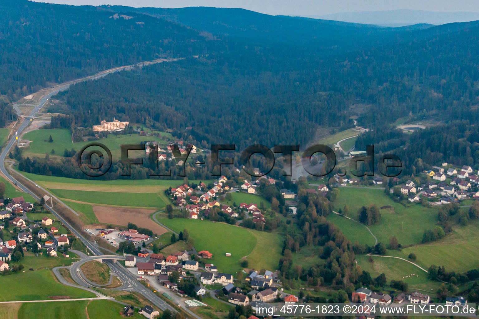 Hotel Kaiseralm in the district Fröbershammer in Bischofsgrün in the state Bavaria, Germany