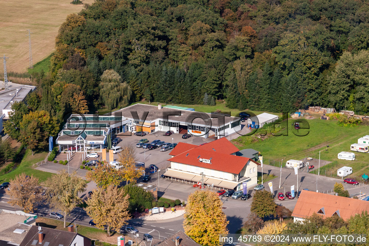 Sport Frey and Ford-Autohaus Bolender in Kandel in the state Rhineland-Palatinate, Germany