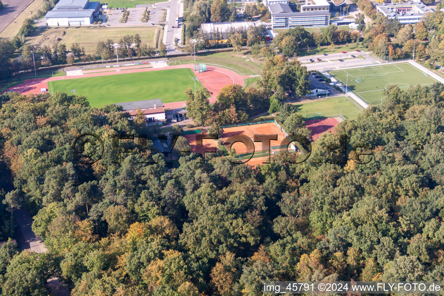 Tennis at the stadium in Kandel in the state Rhineland-Palatinate, Germany