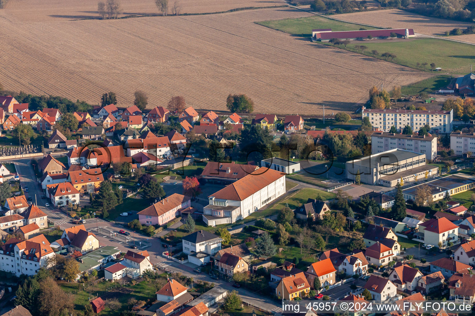 Georges Holderith School in the district Neulauterburg in Lauterbourg in the state Bas-Rhin, France