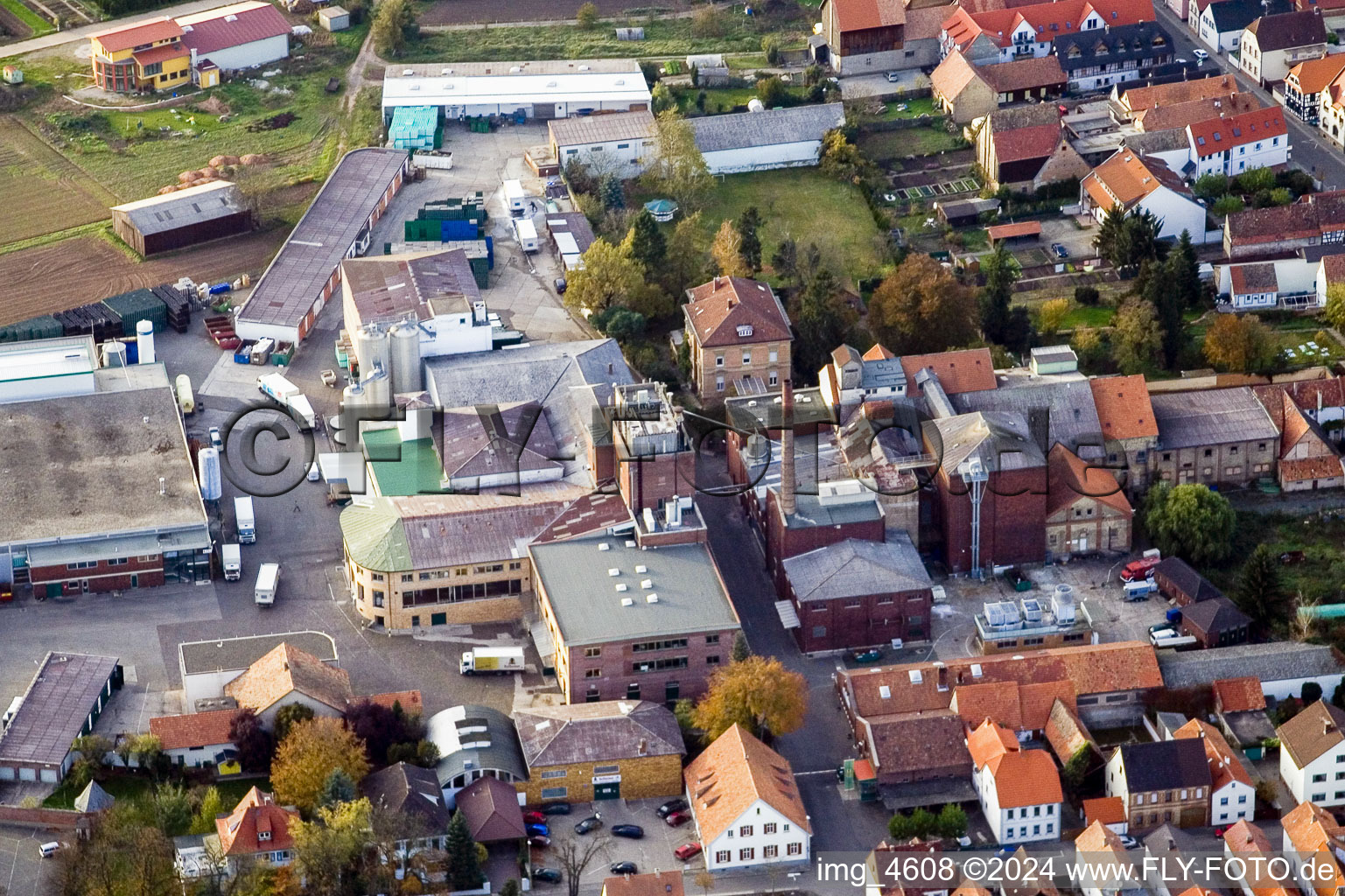 Bellheimer brewery premises in Bellheim in the state Rhineland-Palatinate, Germany