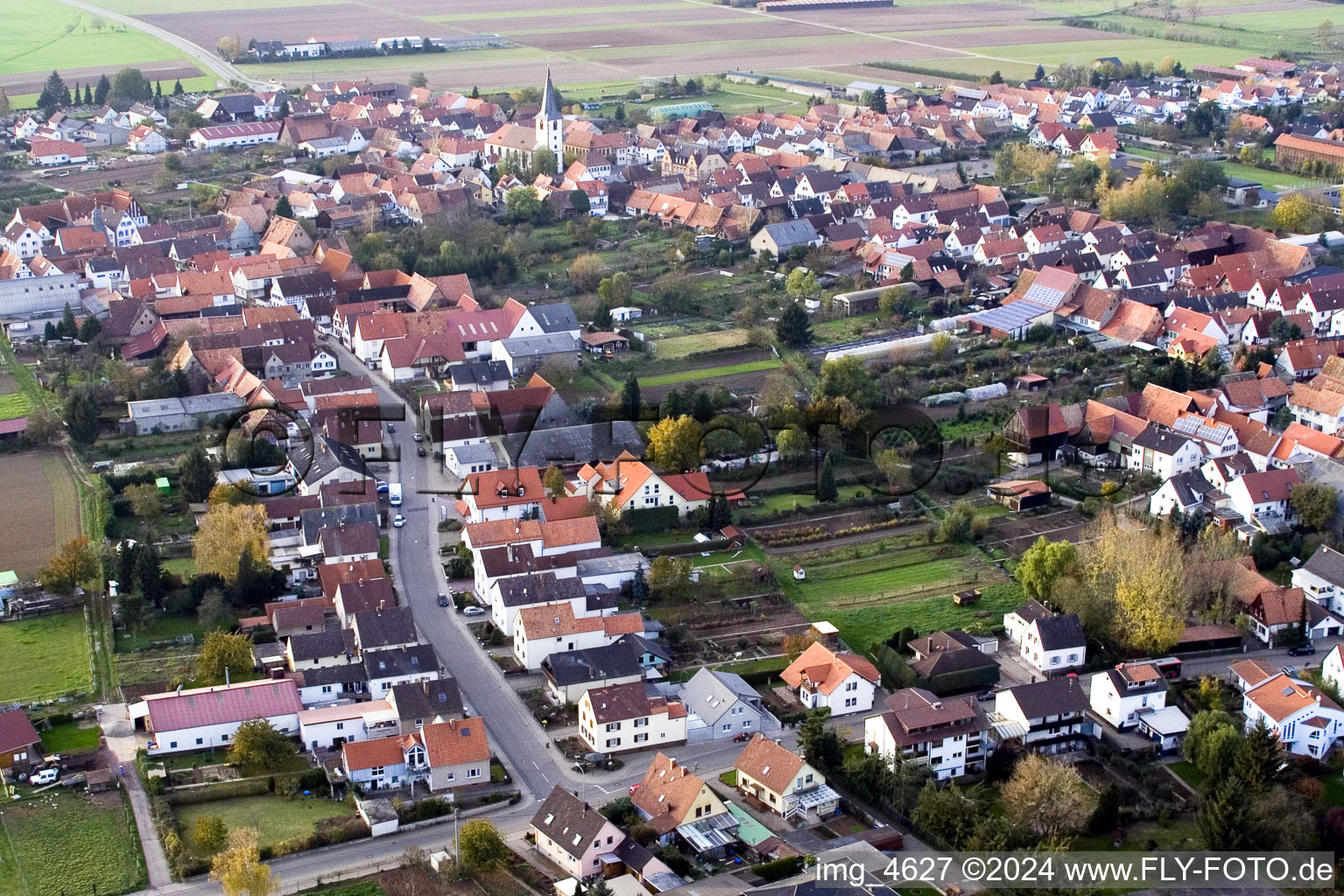 At Ludwigstr in the district Ottersheim in Ottersheim bei Landau in the state Rhineland-Palatinate, Germany