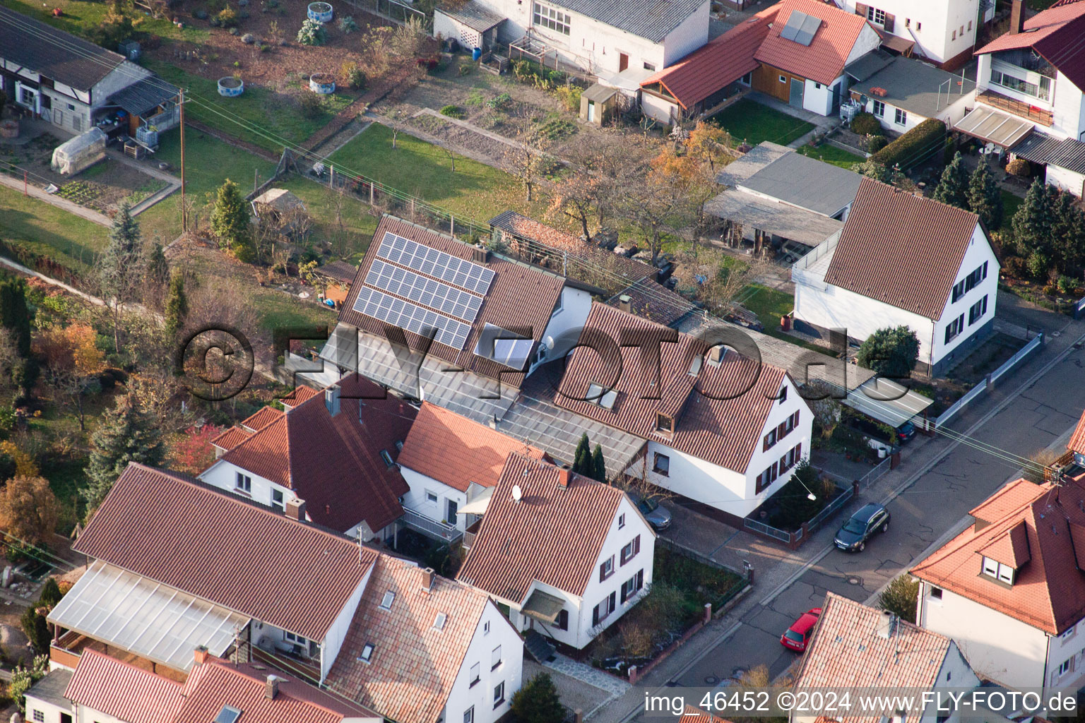 Kandel in the state Rhineland-Palatinate, Germany out of the air