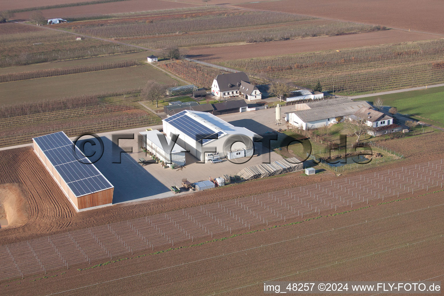 Aerial photograpy of Winden in the state Rhineland-Palatinate, Germany