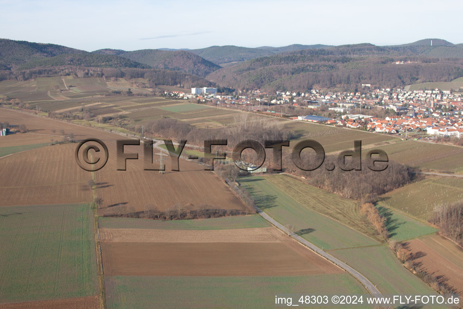 Substation in Bad Bergzabern in the state Rhineland-Palatinate, Germany