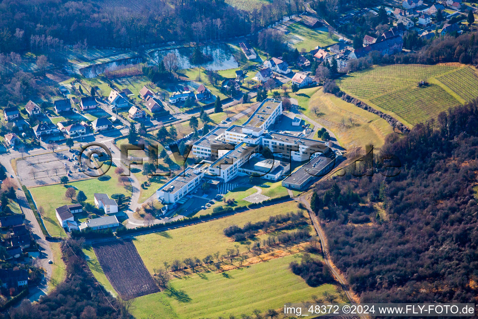 Hopital in Wissembourg in the state Bas-Rhin, France