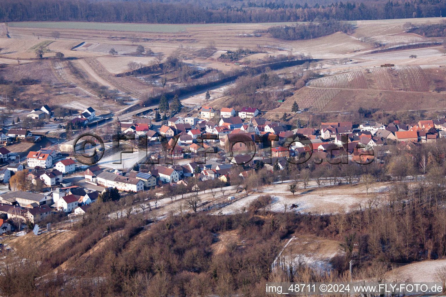 St. Luke in the district Neuenbürg in Kraichtal in the state Baden-Wuerttemberg, Germany