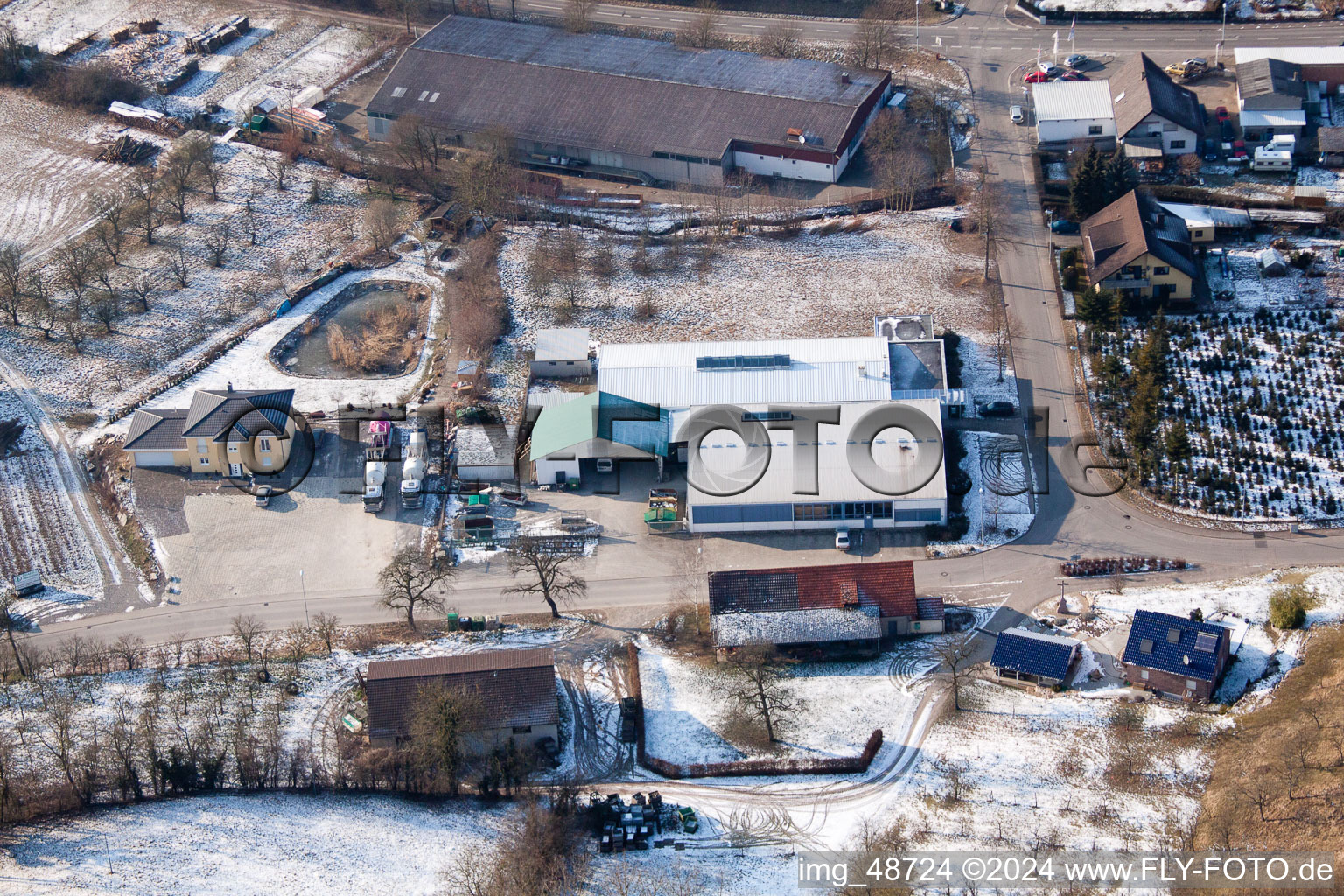 AVN GmbH in the district Neuenbürg in Kraichtal in the state Baden-Wuerttemberg, Germany out of the air