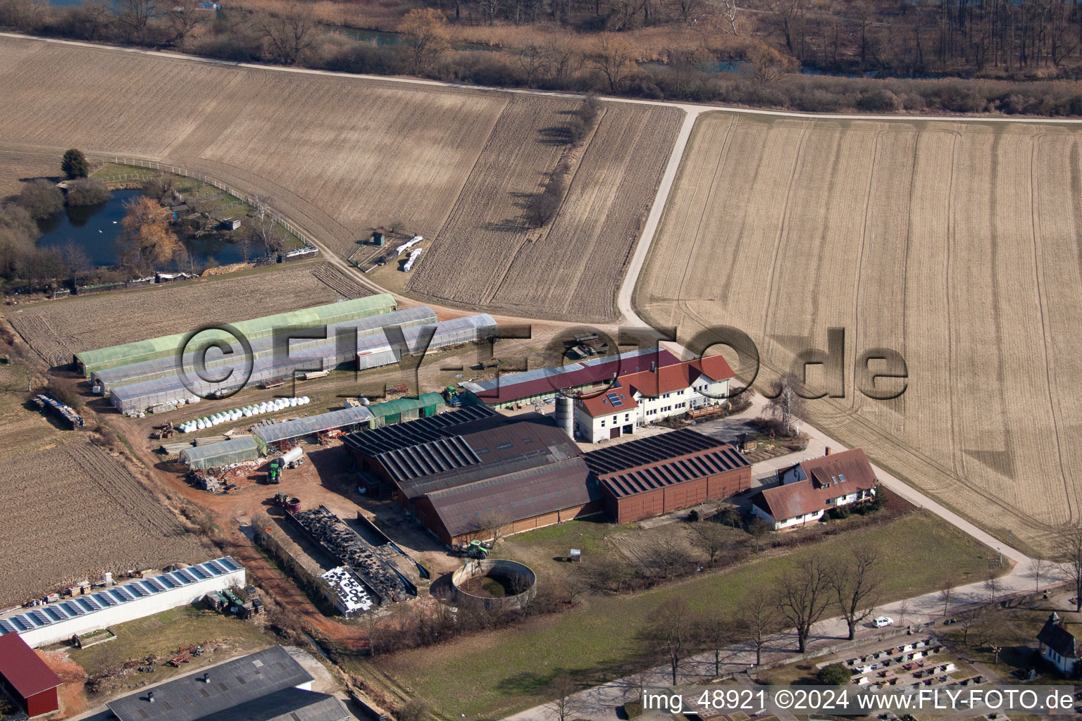 Blacksmith's yard in Neupotz in the state Rhineland-Palatinate, Germany