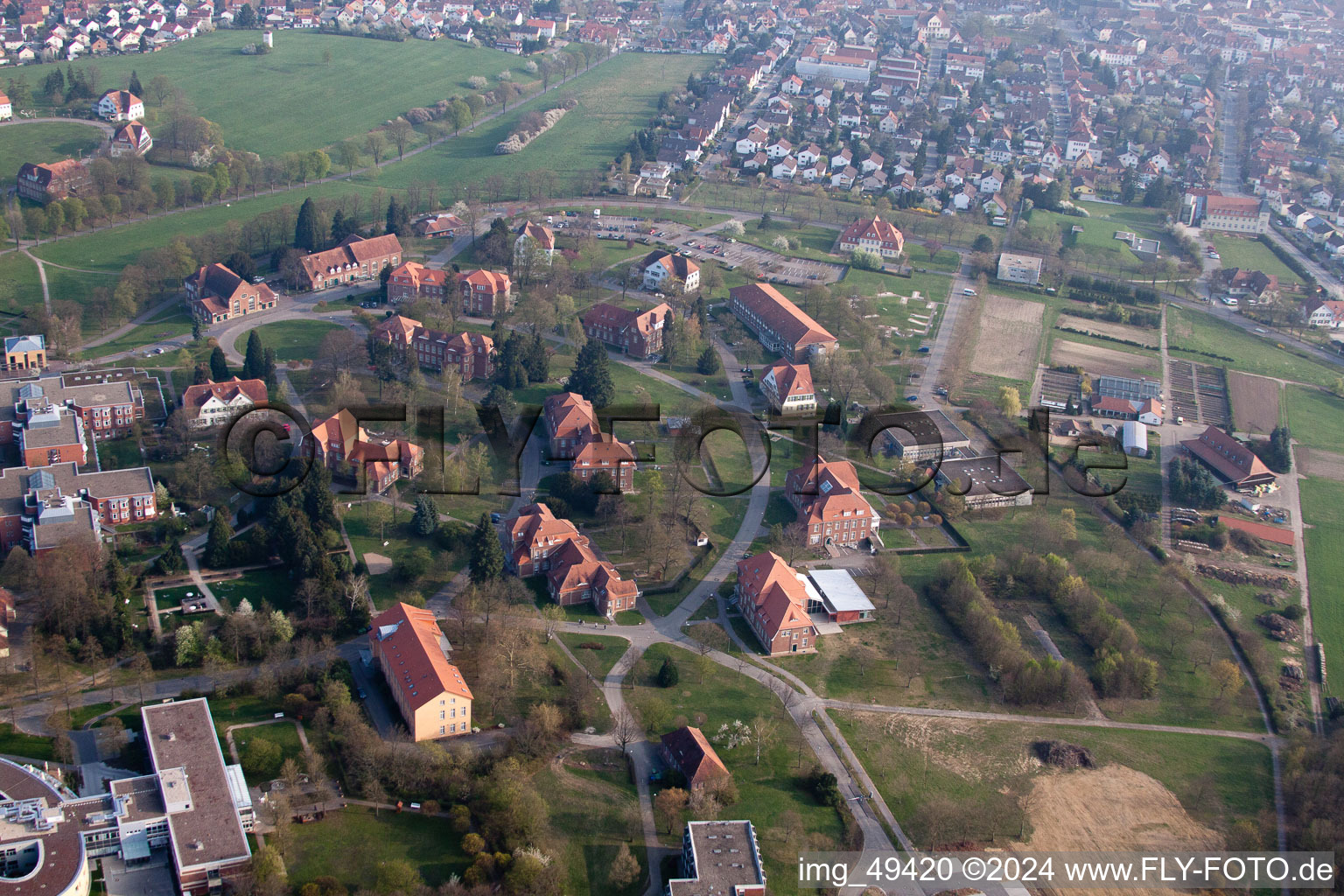 District Altwiesloch in Wiesloch in the state Baden-Wuerttemberg, Germany