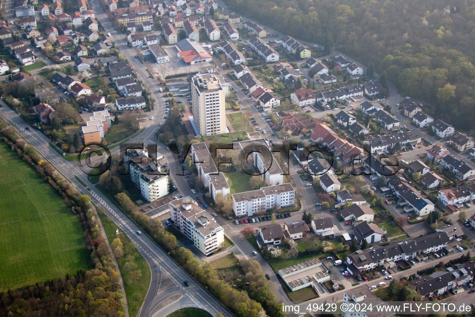 Schlossstr in Wiesloch in the state Baden-Wuerttemberg, Germany