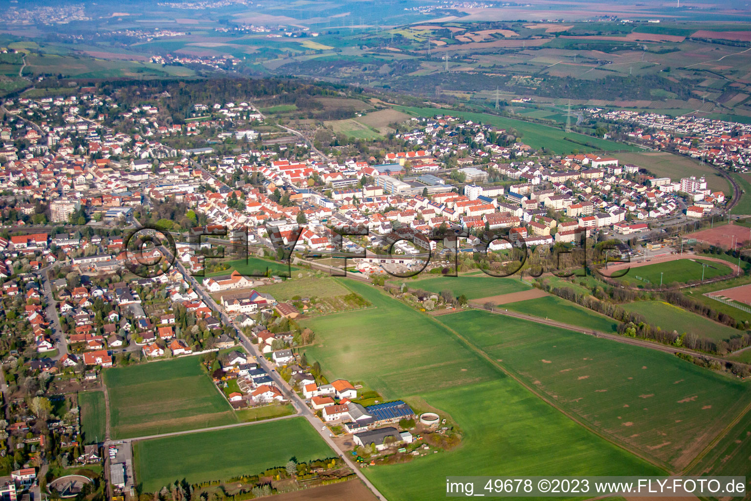 North in Grünstadt in the state Rhineland-Palatinate, Germany