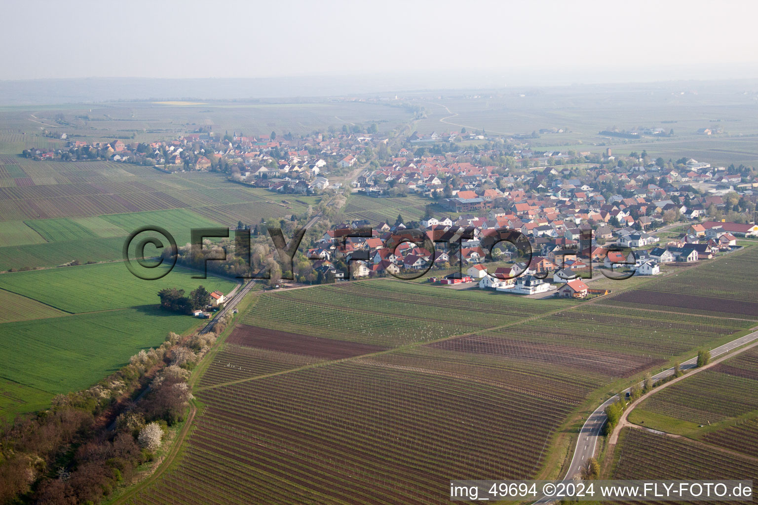 Flörsheim-Dalsheim in the state Rhineland-Palatinate, Germany