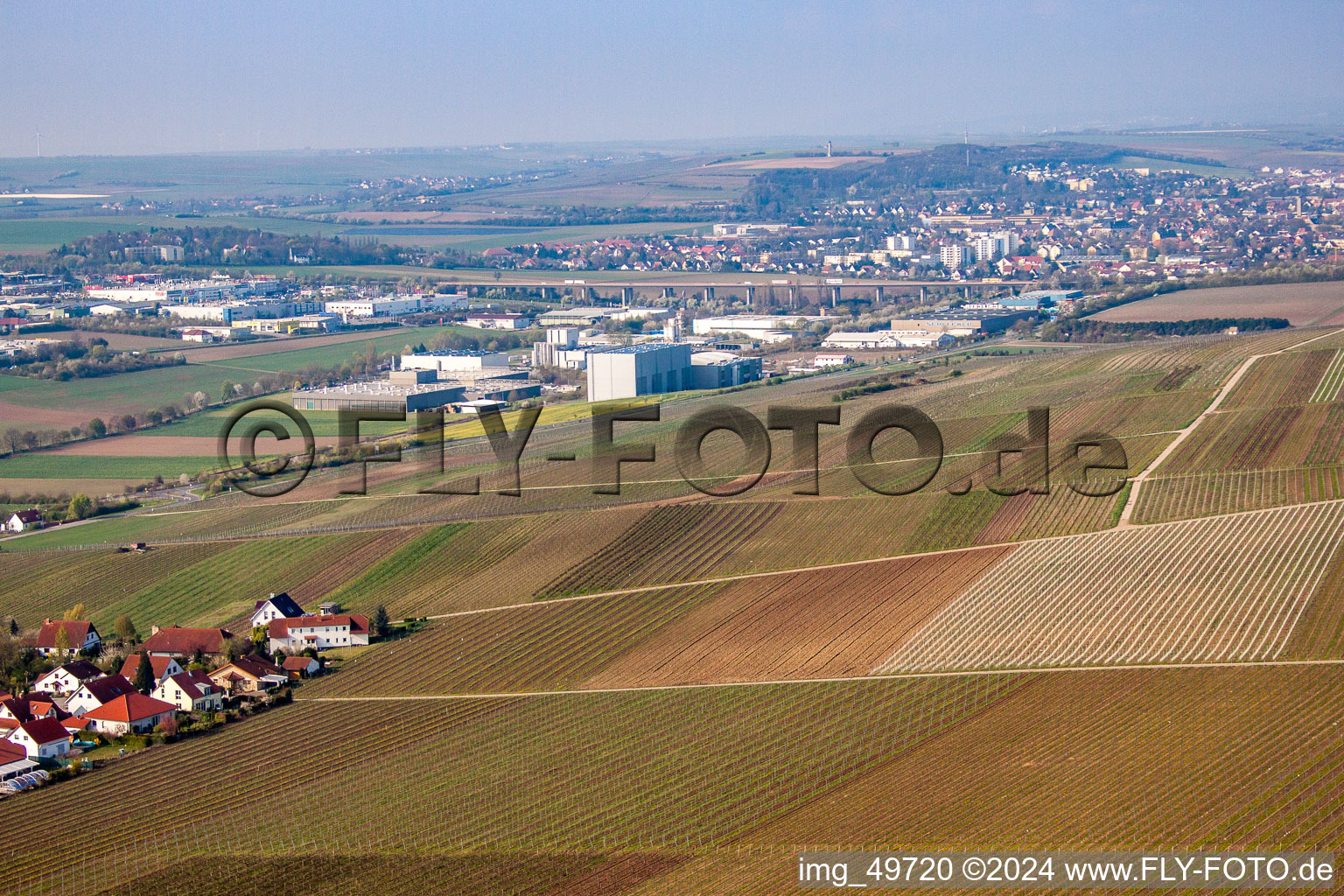 Industrial area Alzey in Alzey in the state Rhineland-Palatinate, Germany