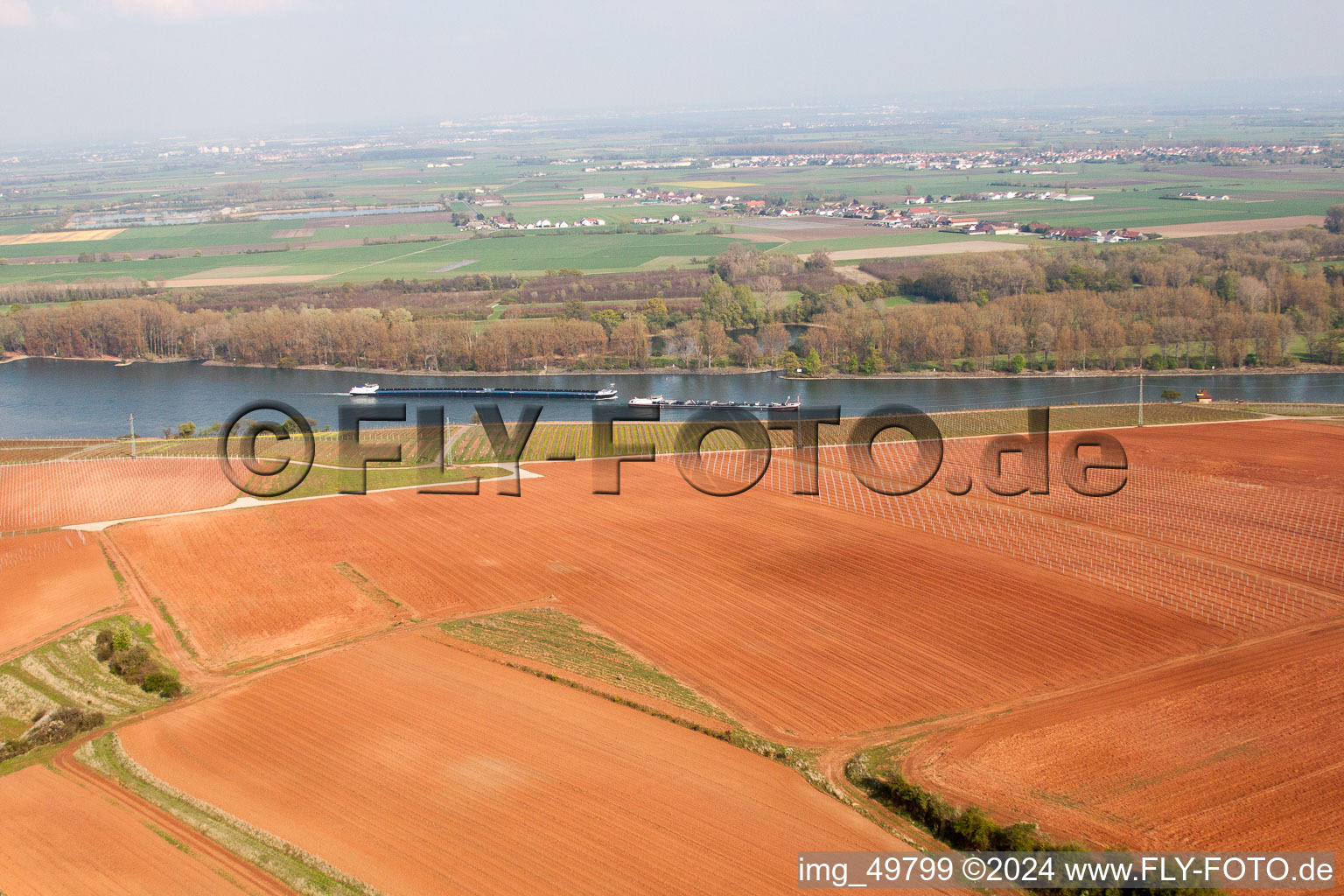 Nierstein in the state Rhineland-Palatinate, Germany