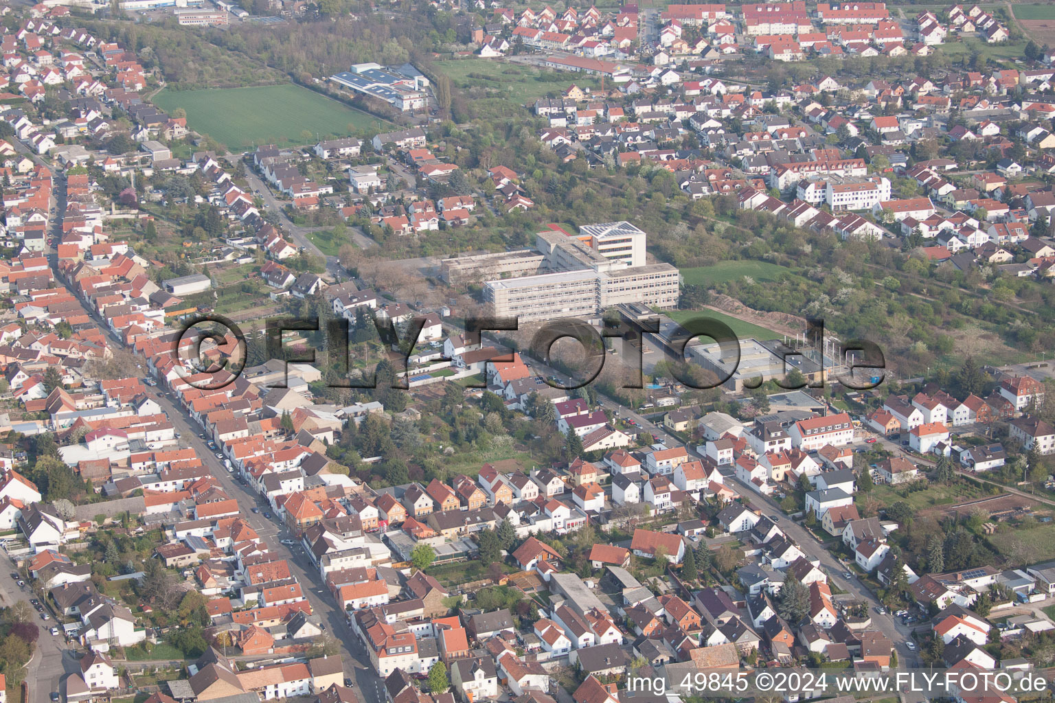 Nelly-Sachs-IGS in the district Horchheim in Worms in the state Rhineland-Palatinate, Germany