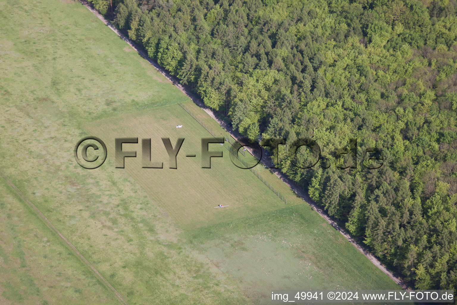 Model sports club in Rülzheim in the state Rhineland-Palatinate, Germany