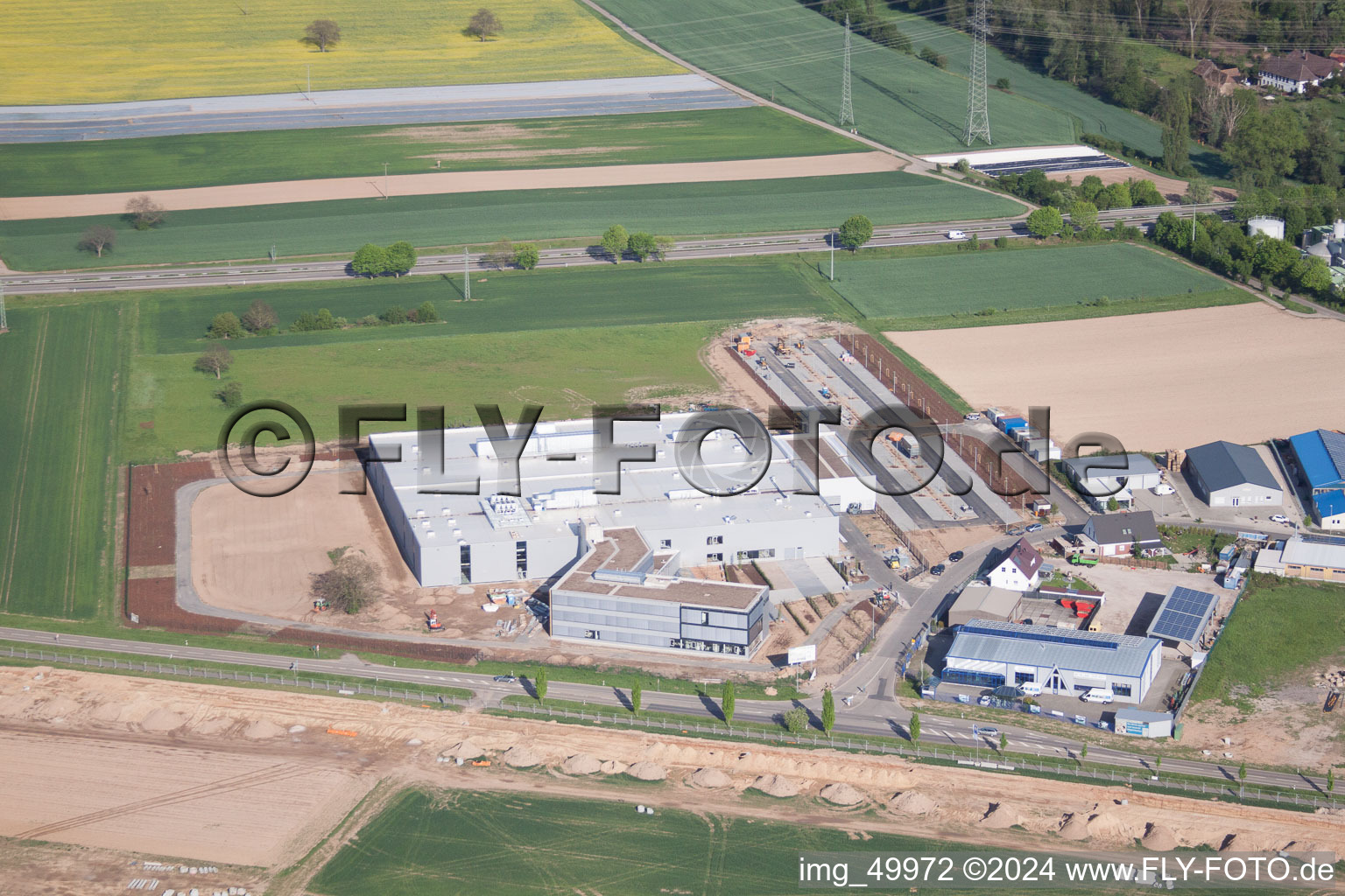 New DBK building in Rülzheim in the state Rhineland-Palatinate, Germany