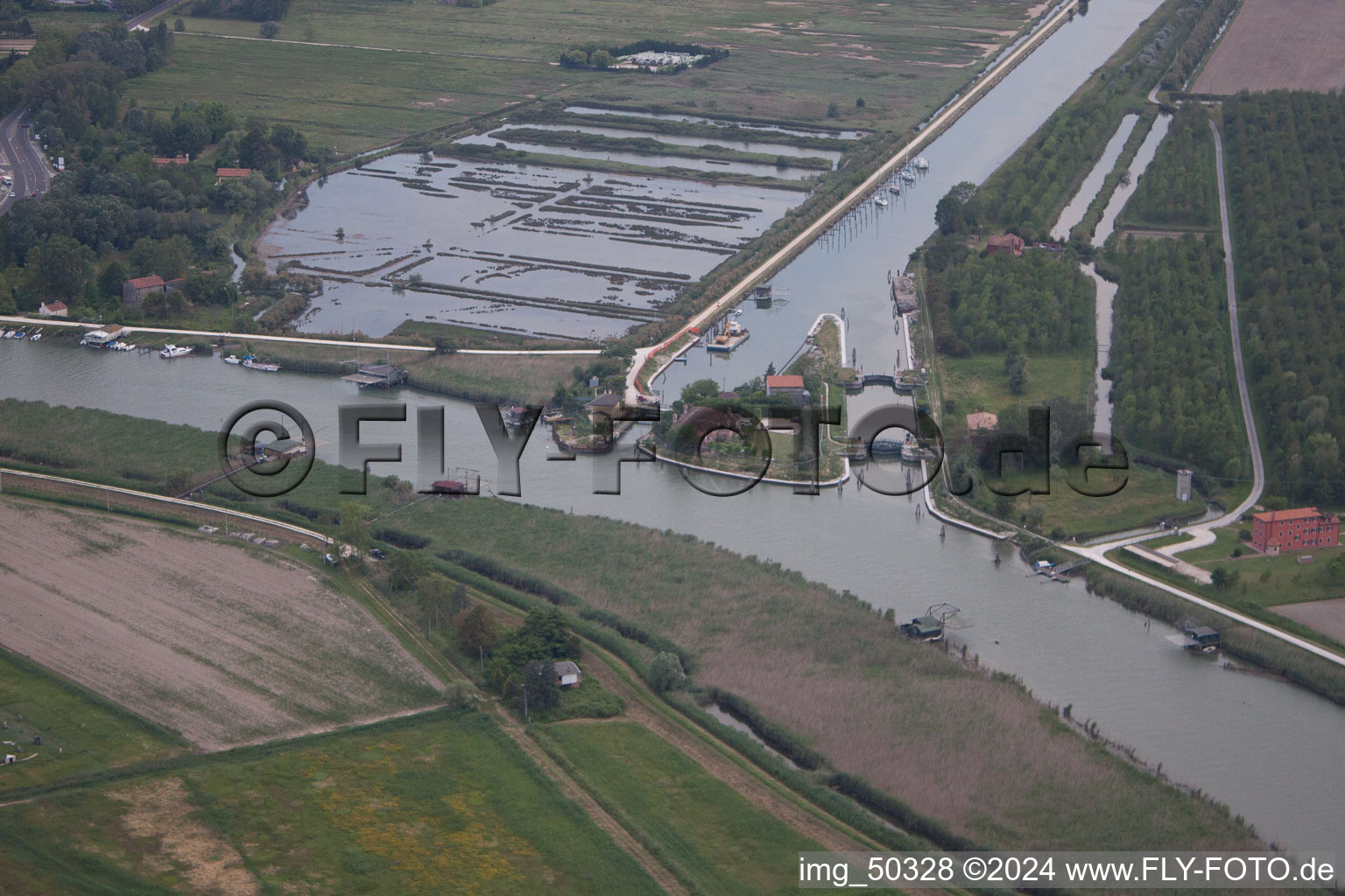 Jesolo in the state Veneto, Italy out of the air