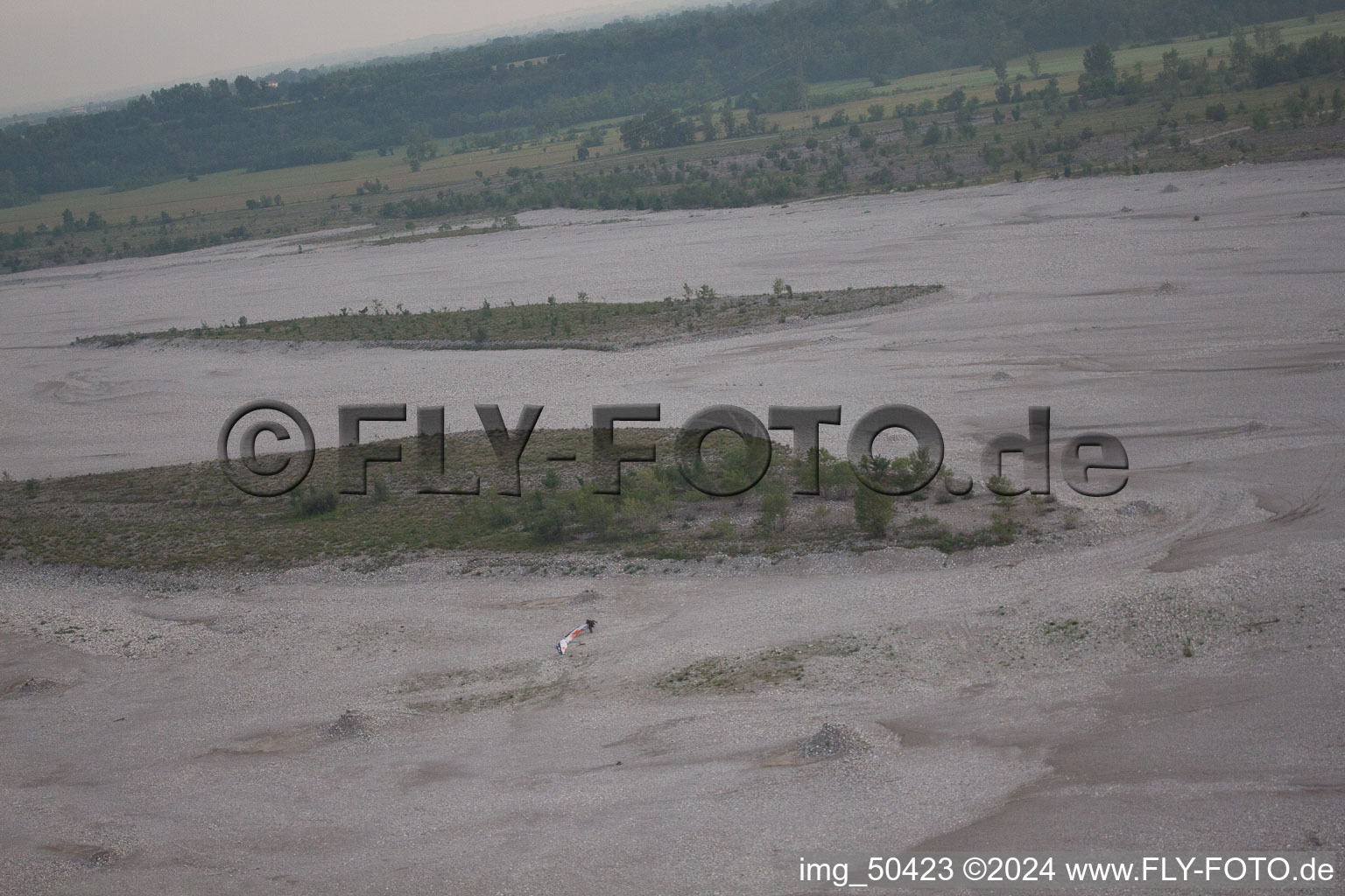 TagliamentO in Solimbergo in the state Friuli Venezia Giulia, Italy out of the air