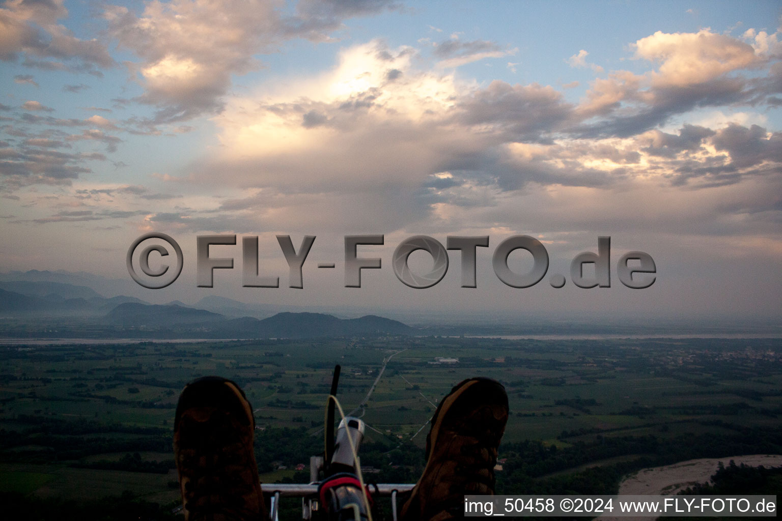 Aerial photograpy of Boscarini in the state Friuli Venezia Giulia, Italy