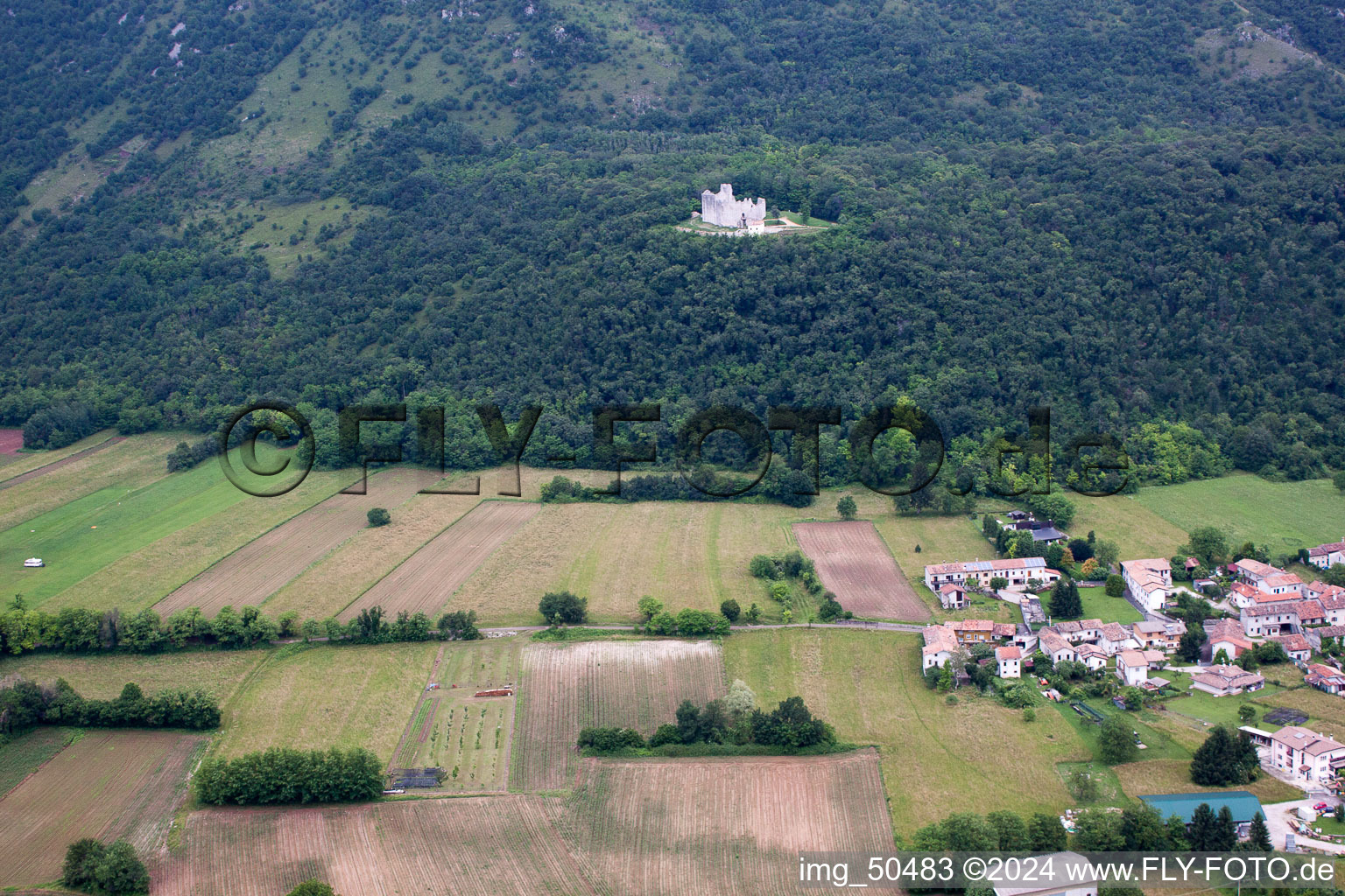 Toppo in the state Friuli Venezia Giulia, Italy out of the air