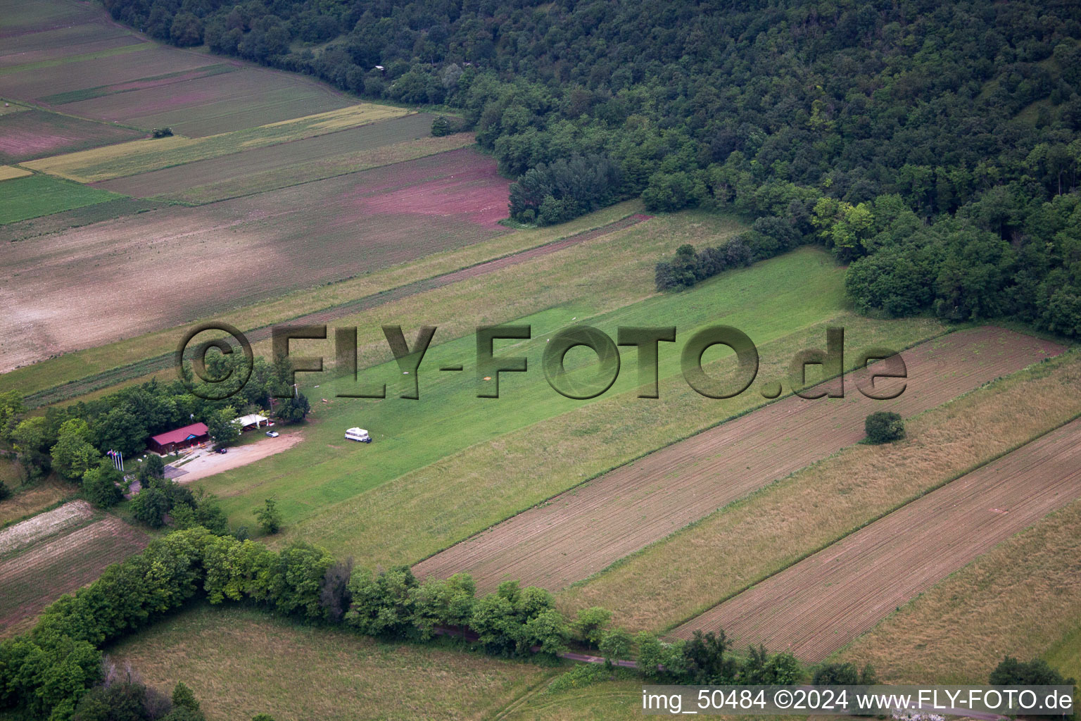 Landing site in Belluno in the state Friuli Venezia Giulia, Italy