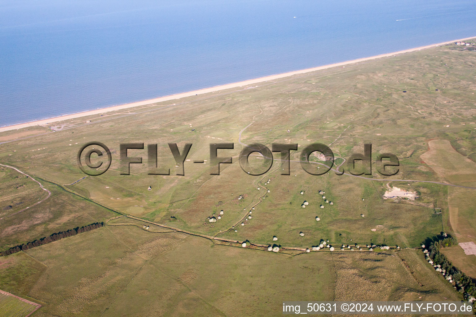 Great Stonar in the state England, Great Britain from above