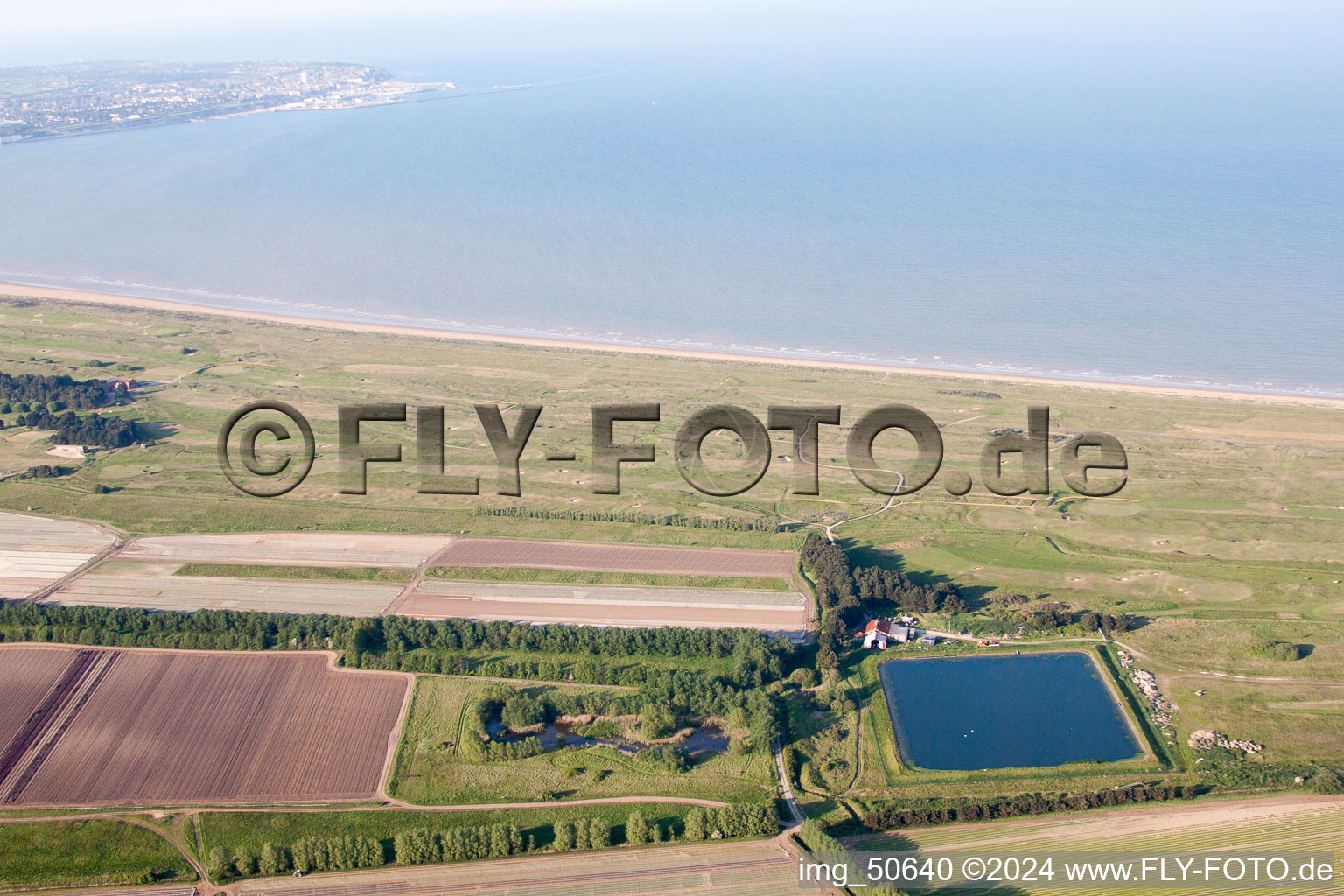 Great Stonar in the state England, Great Britain seen from above