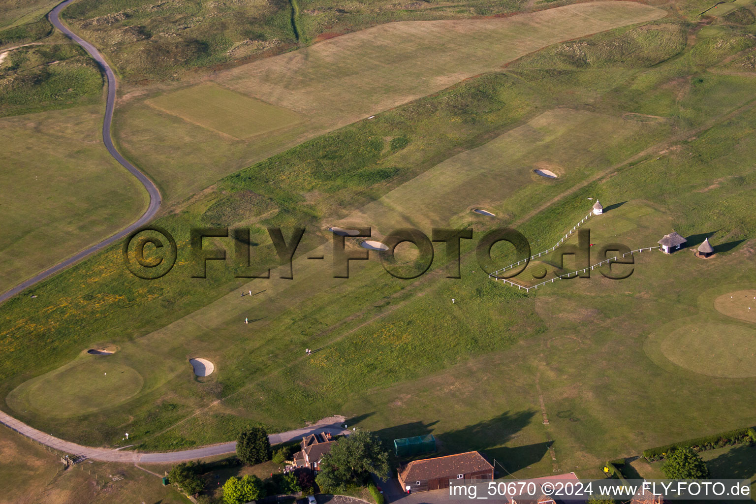 Oblique view of Sandwich in the state England, Great Britain