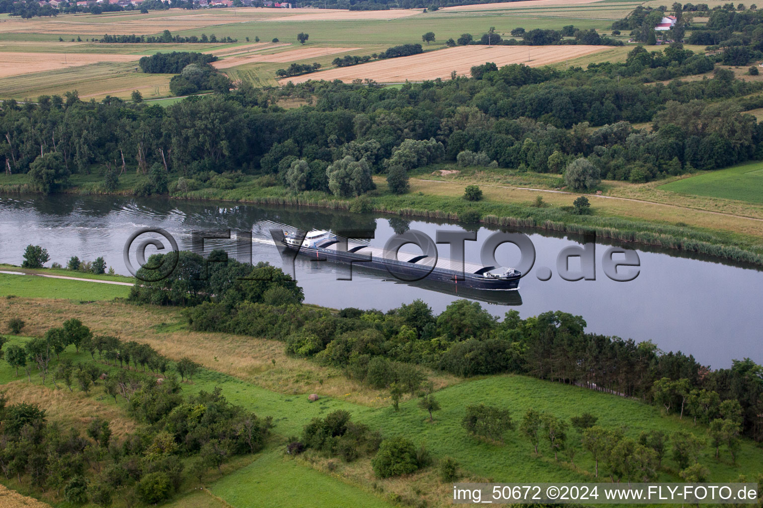 Berg-sur-Moselle in the state Moselle, France out of the air