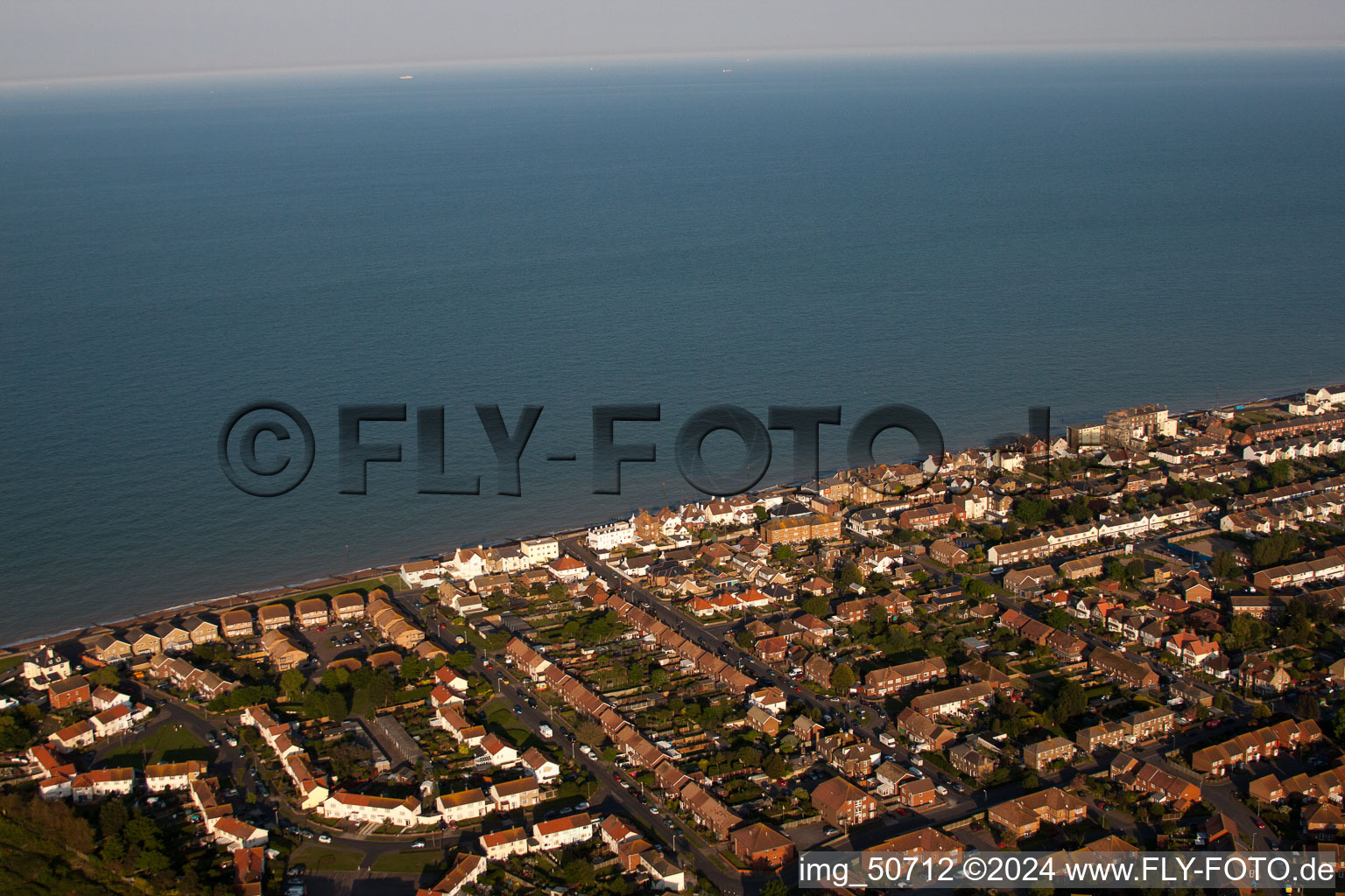 Deal in the state England, Great Britain from the plane