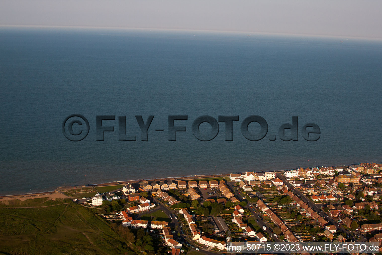 Bird's eye view of Deal in the state England, Great Britain
