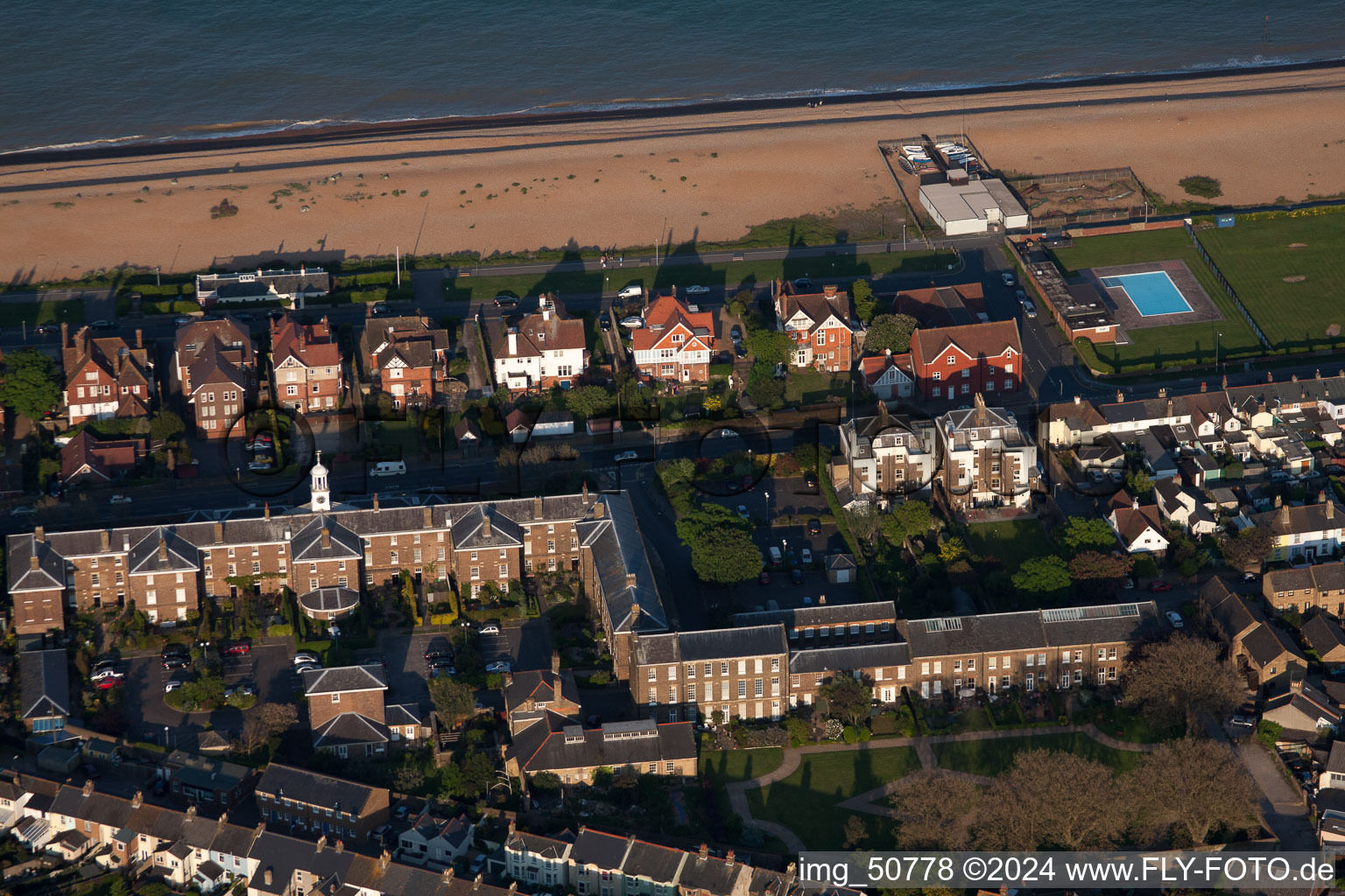 Deal in the state England, Great Britain from the drone perspective