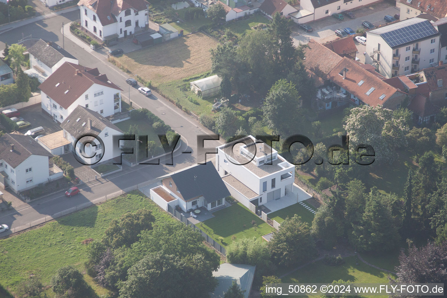 Aerial view of Castle tower at Castle Deal Castle at the sea shore of the channel in Deal in England, United Kingdom