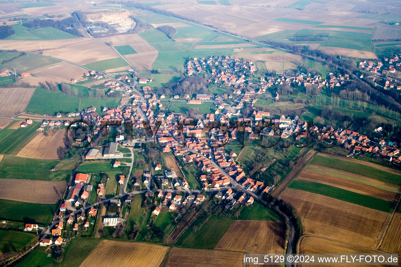 Riedseltz in the state Bas-Rhin, France