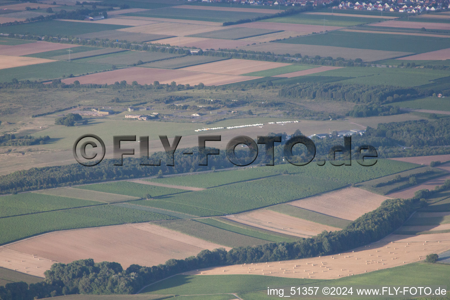 Ebenberg Gliding Field in Landau in der Pfalz in the state Rhineland-Palatinate, Germany