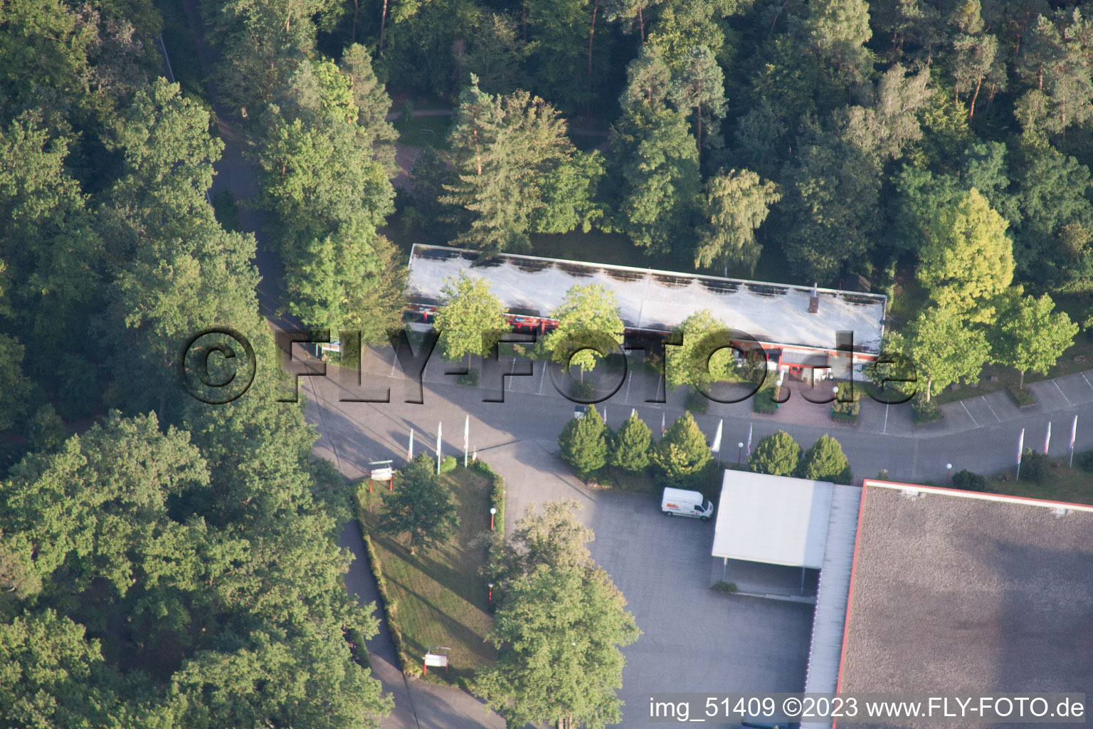 District Herxheim in Herxheim bei Landau in the state Rhineland-Palatinate, Germany out of the air