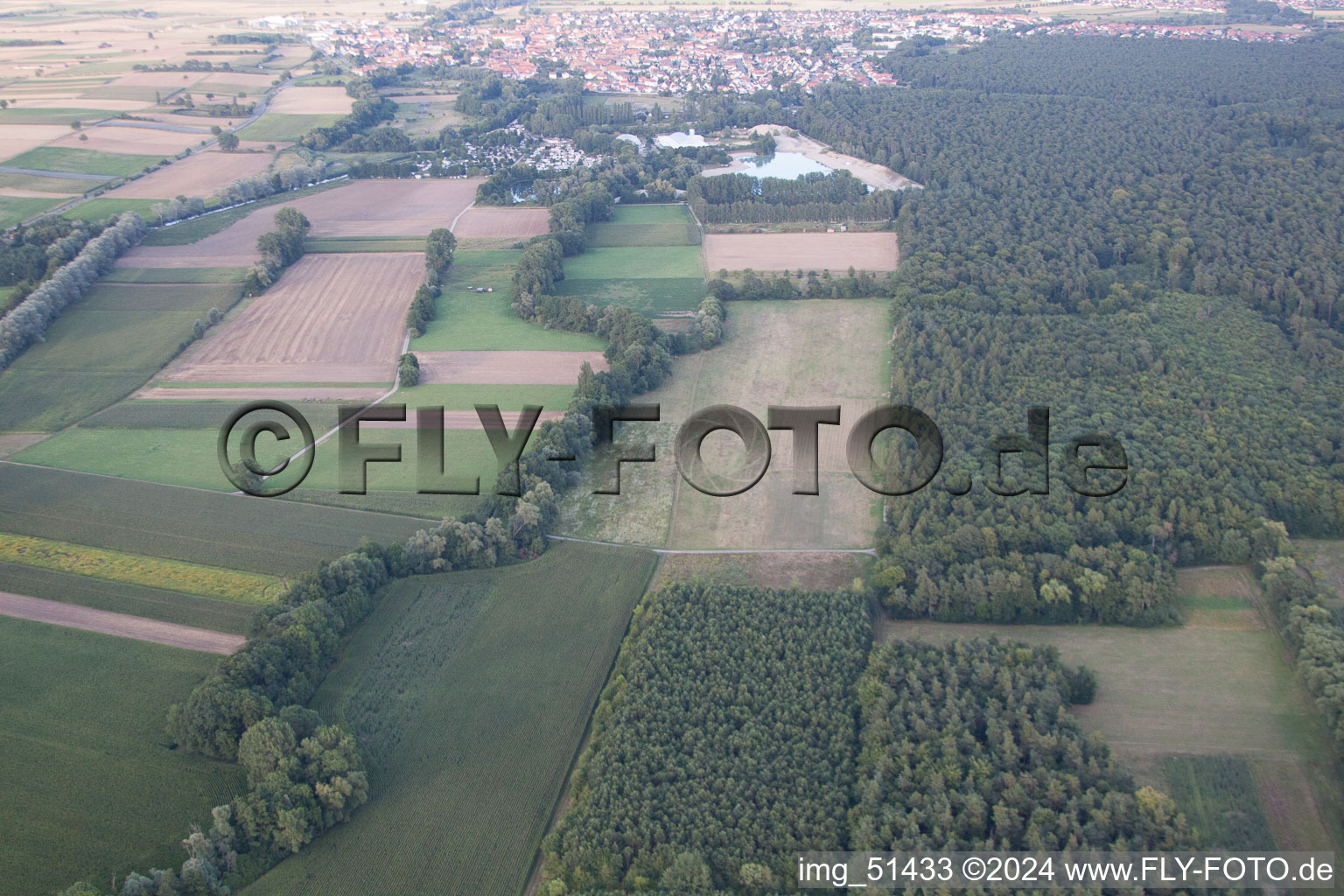 Model airfield in Rülzheim in the state Rhineland-Palatinate, Germany