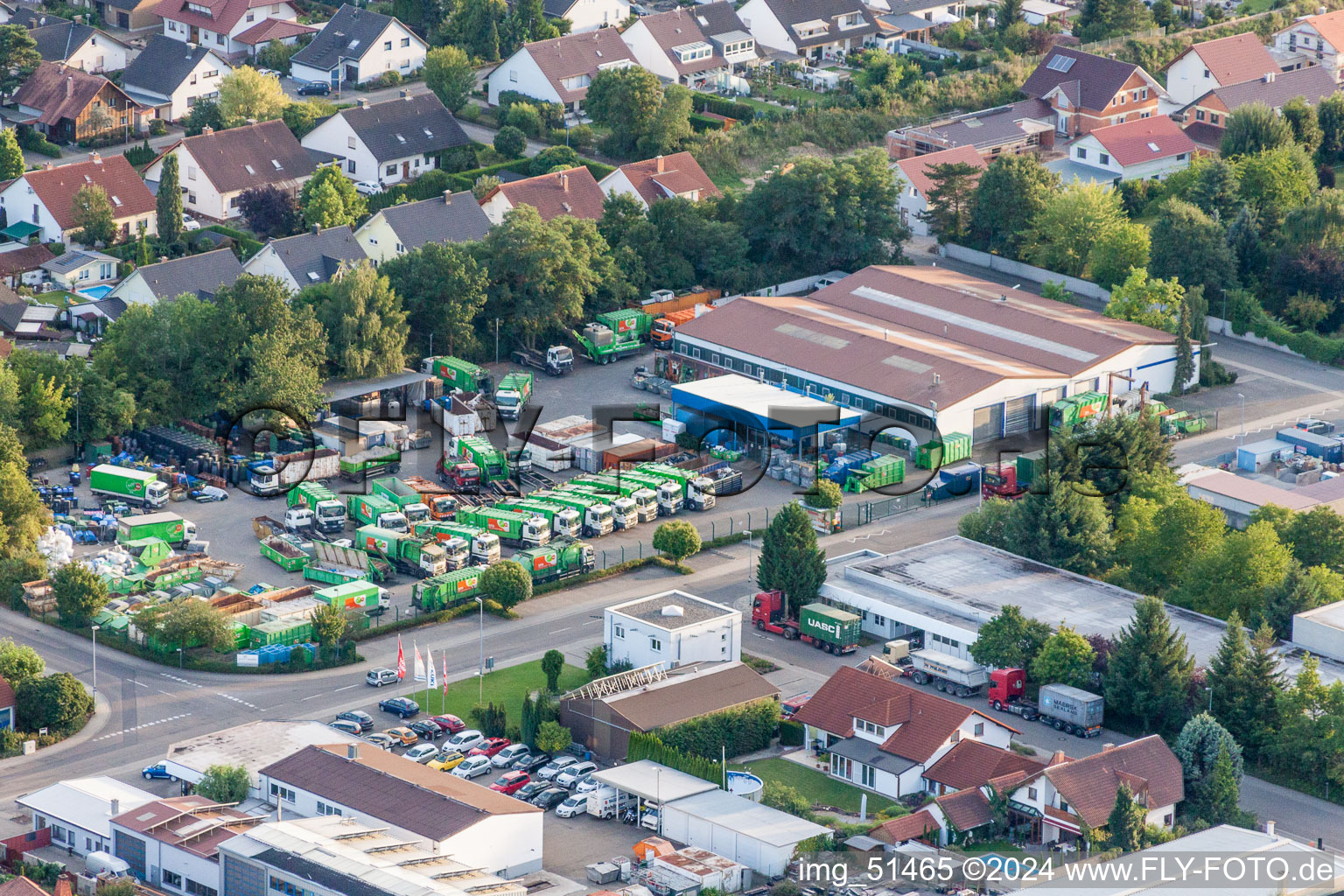 Site waste and recycling sorting Wertstoffhof Ruelzheim in Ruelzheim in the state Rhineland-Palatinate, Germany