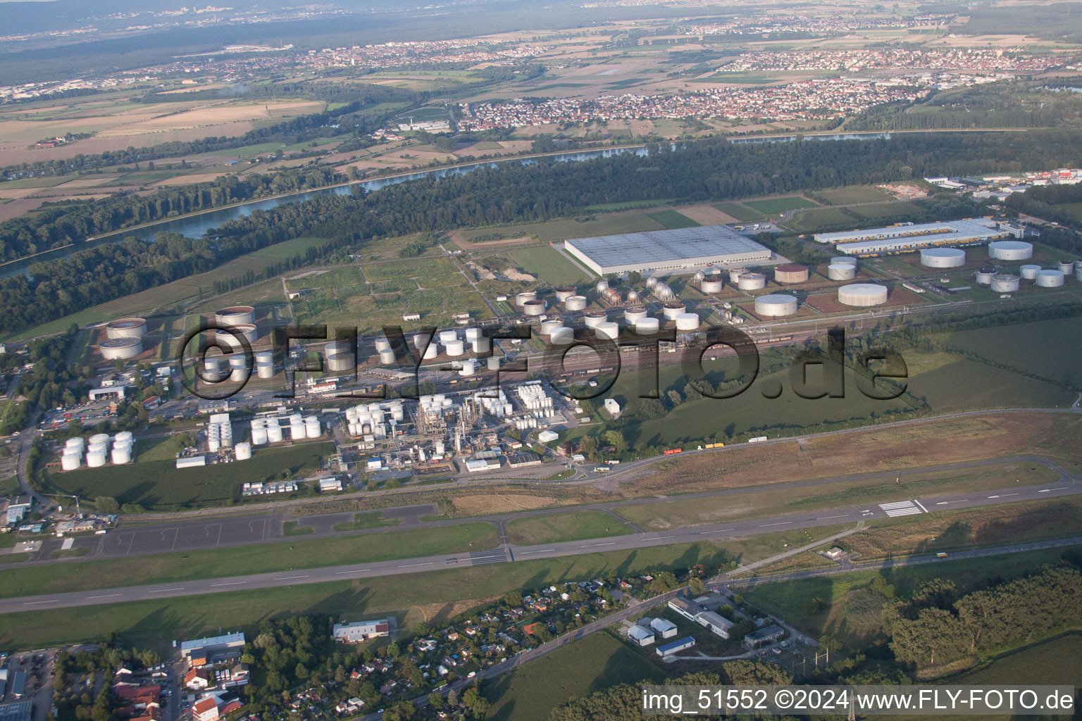 Drone image of Speyer in the state Rhineland-Palatinate, Germany