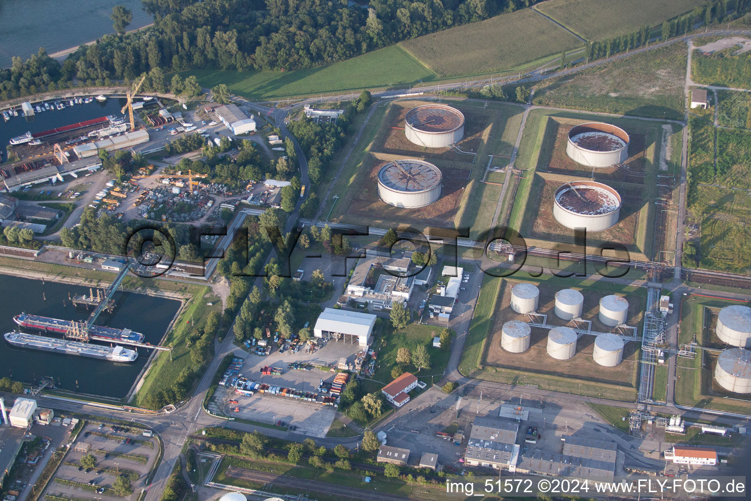 Speyer in the state Rhineland-Palatinate, Germany seen from a drone